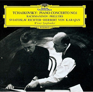 カラヤン指揮、ウイーン交響楽団　リヒテル（ピアノ） チャイコフスキー　ピアノ協奏曲第一番　1962年録音